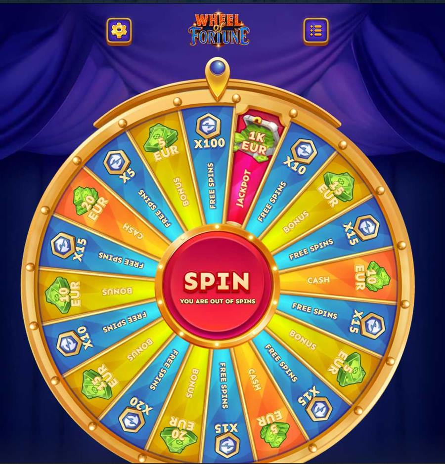 Glorion Wheel of Fortune — spin the wheel for prizes